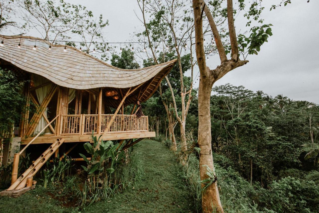 Bird Hills Bamboo House Villa Karangasem Eksteriør bilde