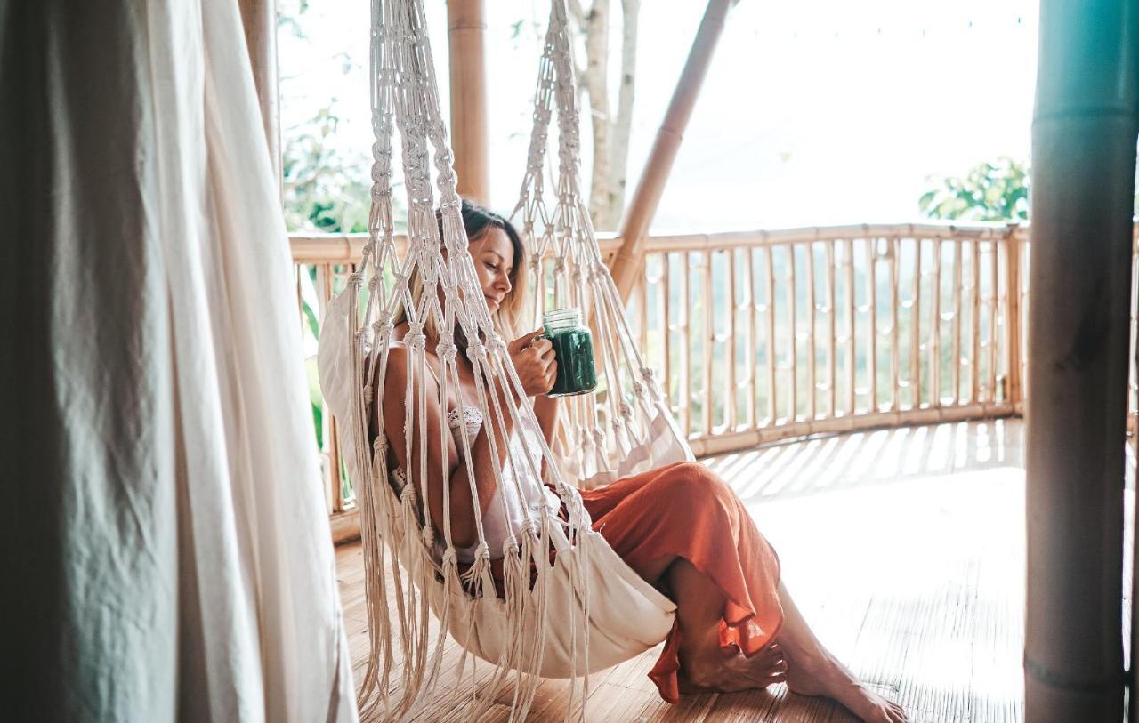 Bird Hills Bamboo House Villa Karangasem Eksteriør bilde