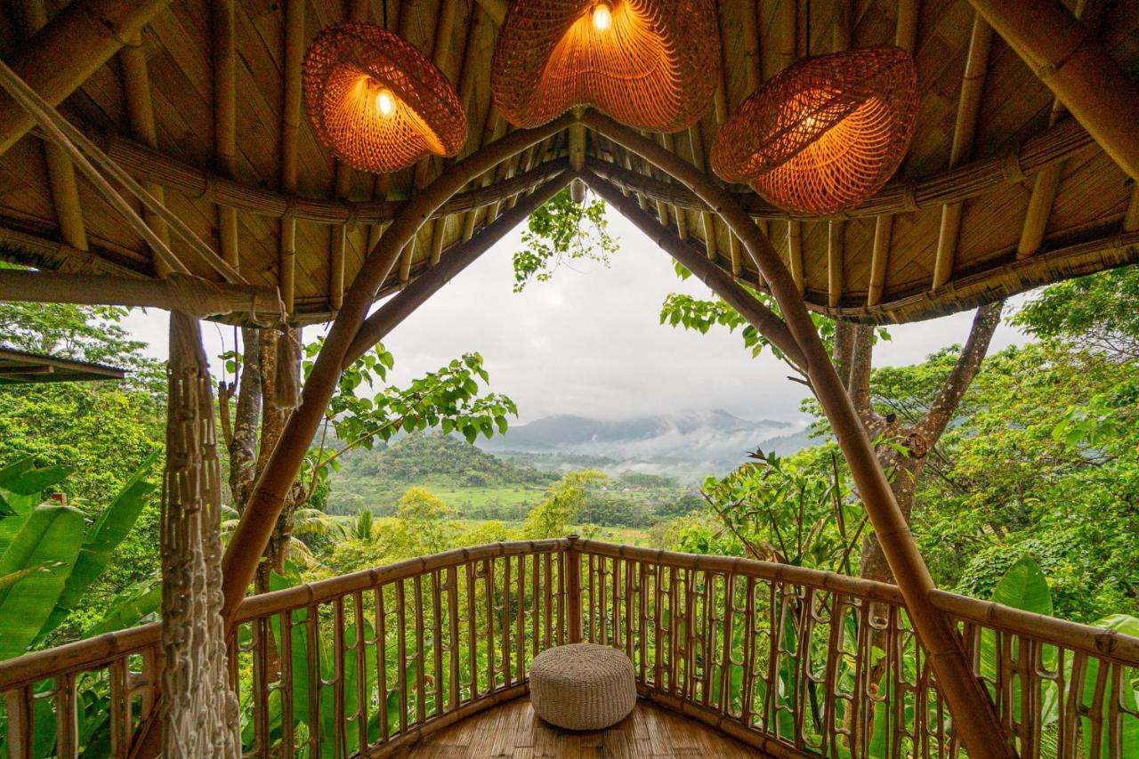 Bird Hills Bamboo House Villa Karangasem Eksteriør bilde