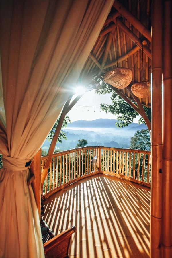 Bird Hills Bamboo House Villa Karangasem Eksteriør bilde